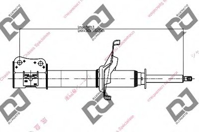 Амортизатор DJ PARTS купить