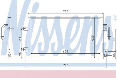 Конденсатор, кондиционер NISSENS купить