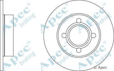 Тормозной диск APEC braking купить