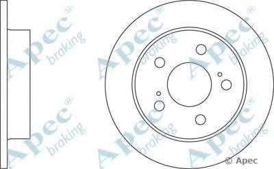 Тормозной диск APEC braking купить