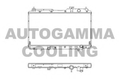 Радиатор, охлаждение двигателя AUTOGAMMA купить