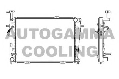 Радиатор, охлаждение двигателя AUTOGAMMA купить