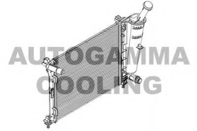 Радиатор, охлаждение двигателя AUTOGAMMA купить