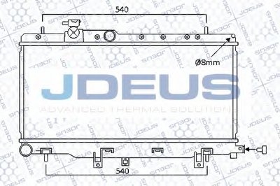 Радиатор, охлаждение двигателя JDEUS купить