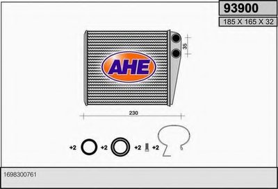 Теплообменник, отопление салона AHE