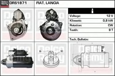 Стартер Remanufactured REMY (Light Duty) DELCO REMY купить