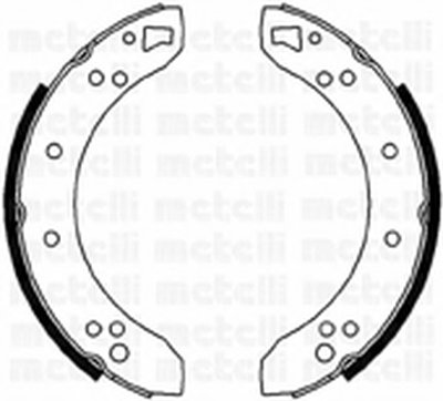 Комплект тормозных колодок METELLI купить