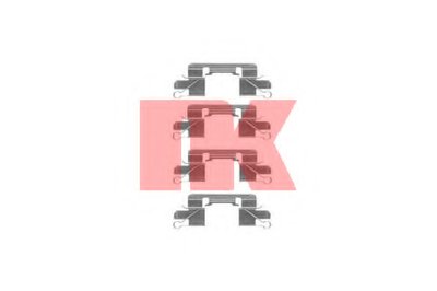 Комплектующие, колодки дискового тормоза NK