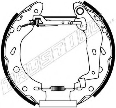 Комплект тормозных колодок FAST KIT TRUSTING купить