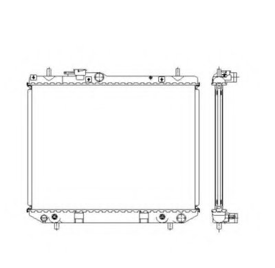 Радиатор, охлаждение двигателя NRF купить