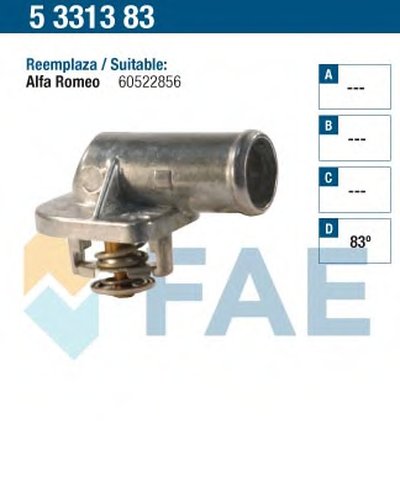 Термостат, охлаждающая жидкость FAE купить