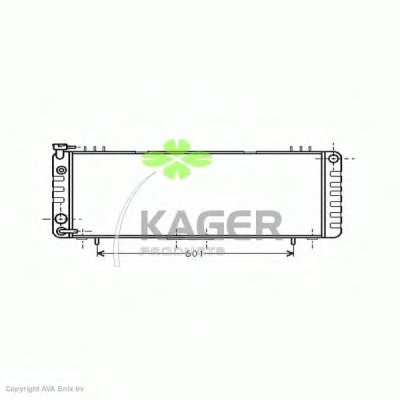 Радиатор, охлаждение двигателя KAGER купить