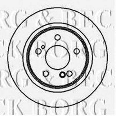 Тормозной диск BORG & BECK купить