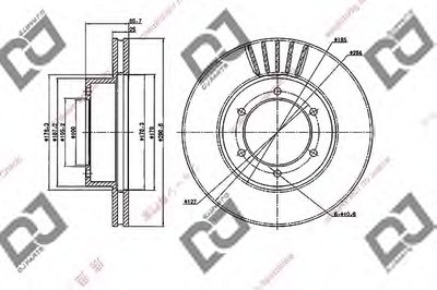 Тормозной диск DJ PARTS купить