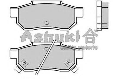 Комплект тормозных колодок, дисковый тормоз ASHUKI купить