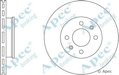 Тормозной диск APEC braking купить