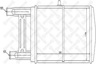 Радиатор, охлаждение двигателя STELLOX купить