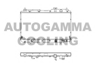 Радиатор, охлаждение двигателя AUTOGAMMA купить