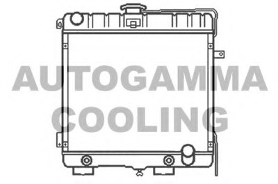 Радиатор, охлаждение двигателя AUTOGAMMA купить