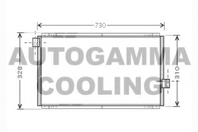 Конденсатор, кондиционер AUTOGAMMA купить