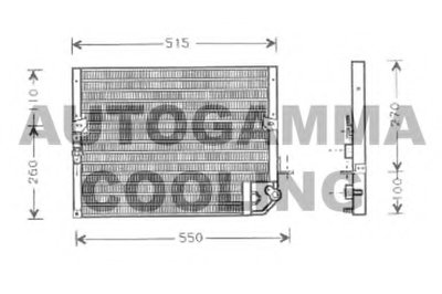 Конденсатор, кондиционер AUTOGAMMA купить