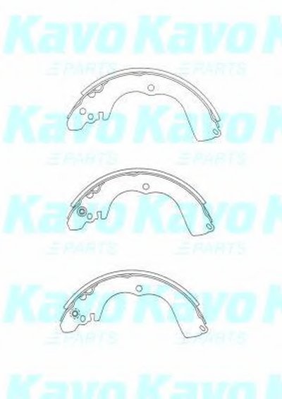 Комплект тормозных колодок MK KASHIYAMA KAVO PARTS купить