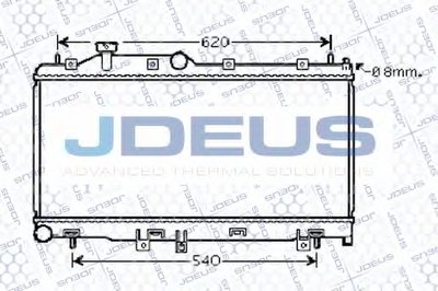 Радиатор, охлаждение двигателя JDEUS купить