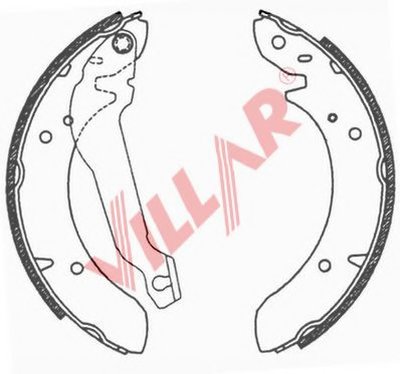 Комплект тормозных колодок VILLAR купить