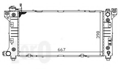 Радиатор, охлаждение двигателя LORO купить