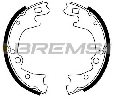 Комплект тормозных колодок BREMSI купить