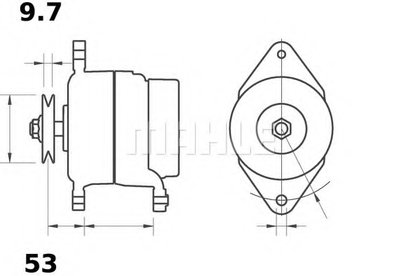 Генератор MAHLE ORIGINAL купить