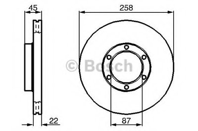 Тормозной диск BOSCH купить