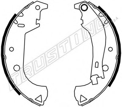 Комплект тормозных колодок TRUSTING купить