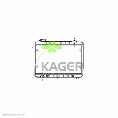 Радиатор, охлаждение двигателя KAGER купить