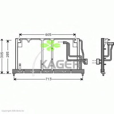 Конденсатор, кондиционер KAGER купить