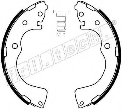 Комплект тормозных колодок fri.tech. купить