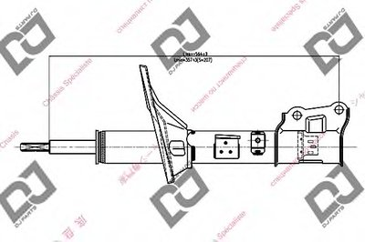 Амортизатор DJ PARTS купить