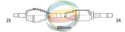 Приводной вал ODM-MULTIPARTS