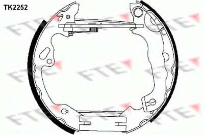 Комплект тормозных колодок FTE купить