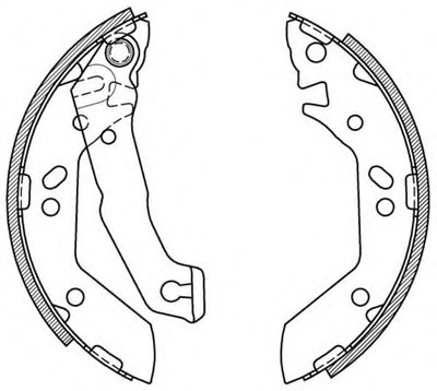 Комплект тормозных колодок ADVANCE OPEN PARTS купить