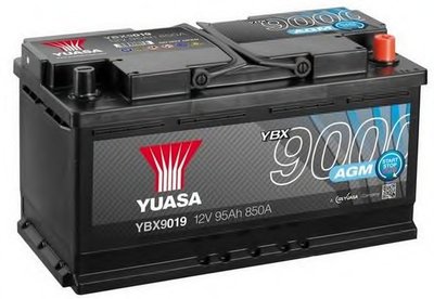 Стартерная аккумуляторная батарея YBX9000 AGM Start Stop Plus Batteries YUASA купить