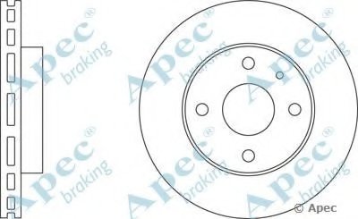 Тормозной диск APEC braking купить