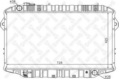 Радиатор, охлаждение двигателя STELLOX купить