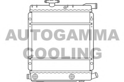 Радиатор, охлаждение двигателя AUTOGAMMA купить