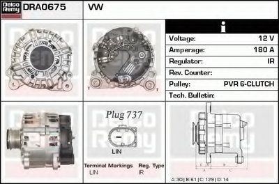 Генератор Remanufactured REMY (Light Duty) DELCO REMY купить