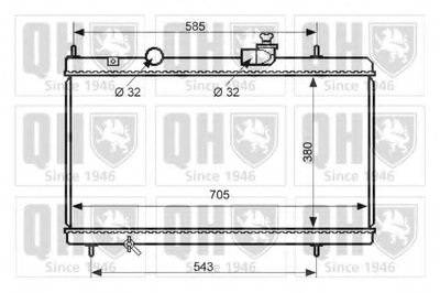 Радиатор, охлаждение двигателя QUINTON HAZELL купить