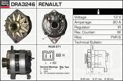 Генератор Remanufactured REMY (Light Duty) DELCO REMY купить