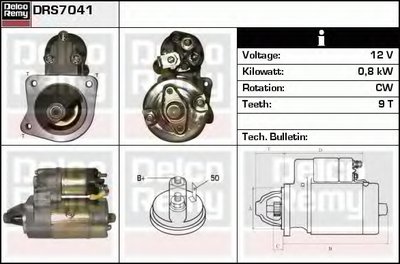 Стартер Remanufactured REMY (Light Duty) DELCO REMY купить