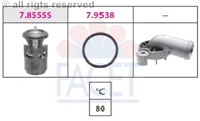 Термостат, охлаждающая жидкость FACET купить