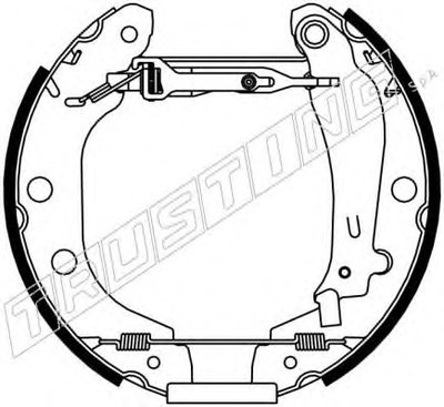 Комплект тормозных колодок FAST KIT TRUSTING купить